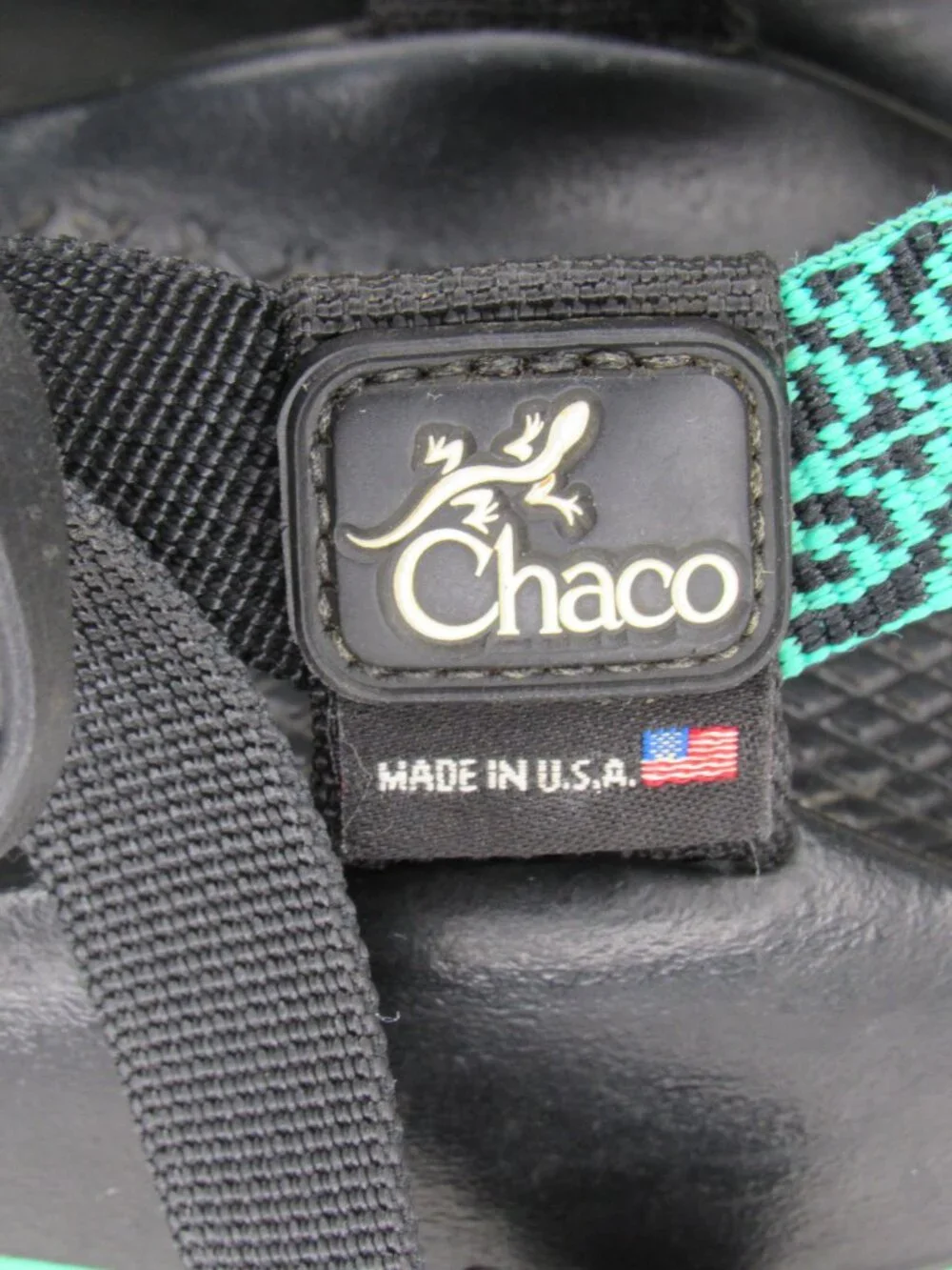 Chaco Green ZX/3 Strappy Sport Sandal Women's 6 Made in USA - Picture 5 of 9